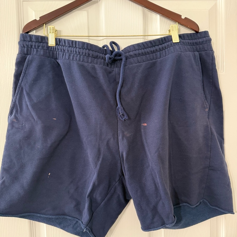 H&M Deep Blue Drawstring Shorts